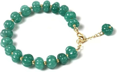 JP JEWELS Brass Quartz Gold-plated Bracelet