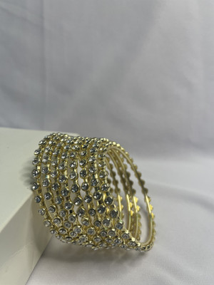 TNAZ Metal Bangle Set(Pack of 8)