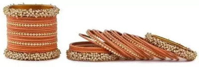 Rajwadi Alloy Pearl Bangle Set(Pack of 42)