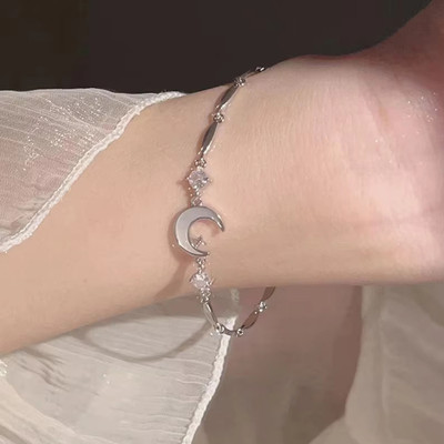 AVR JEWELS Alloy Silver Bracelet