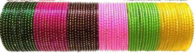 wear your shine with sk Glass Bangle Set(Pack of 72)