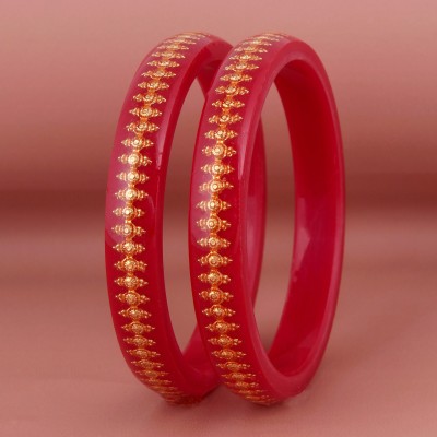 Lucky Jewellery Plastic Bangle Set(Pack of 2)
