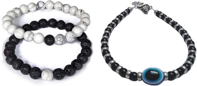 onlinefirst Stone, Crystal Bracelet Set(Pack of 2)