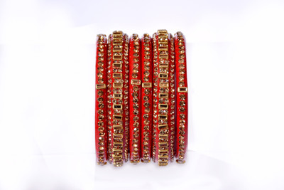 ishika Glass Beads Bangle Set