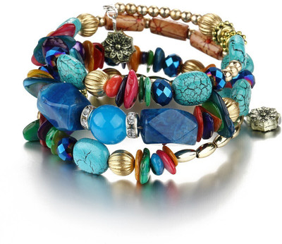 YELLOW CHIMES Stone Bracelet