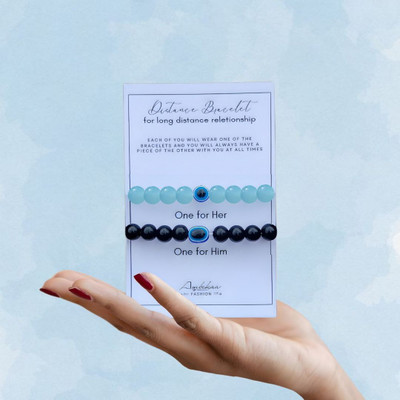 UniqueItem Stone, Crystal Bracelet Set(Pack of 2)