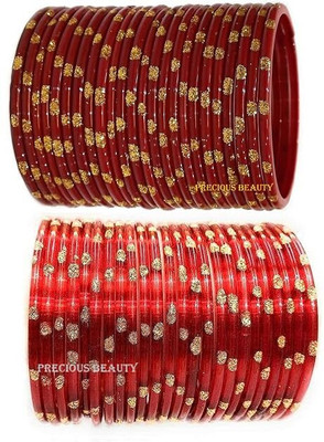 YUVI ENTERPRISES Glass Bangle Set(Pack of 10)