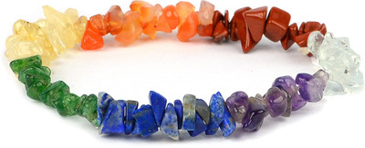 REIKI CRYSTAL PRODUCTS Stone, Crystal, 7 Chakra Beads Bracelet
