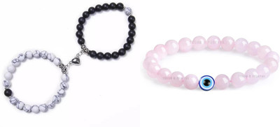 Malas Collection Stone, Crystal, Alloy Bracelet Set(Pack of 2)