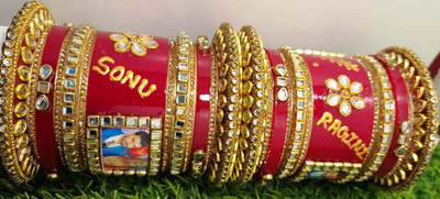 SP PHOTO CHURA Plastic Bangle Set(Pack of 2)