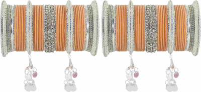 LAVAZZA Metal, Alloy Zircon Bangle Set(Pack of 74)