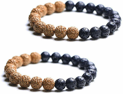 DIVINE SOUVENIRS Stone Beads Bracelet(Pack of 2)