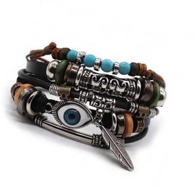 VIANSH Leather Bracelet Set
