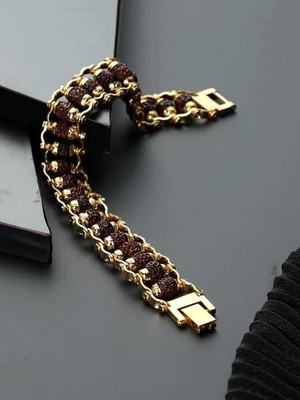 SoftTouchy Rudraksha Gold-plated Bracelet