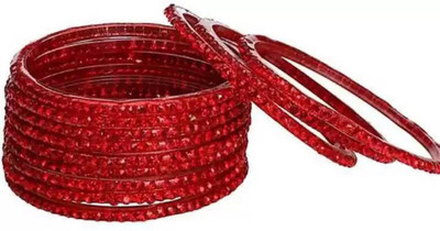 RADHA MOHAN EMPIRE Glass Bangle Set(Pack of 12)