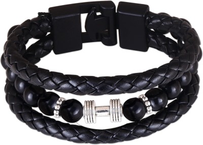 Kanak Jewels Plastic, Leather Bracelet