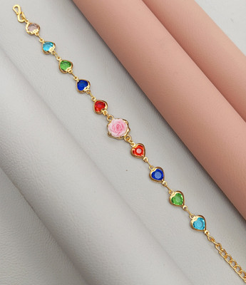 Proxima Alloy Agate Brass Bracelet
