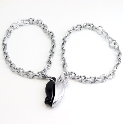 Syfer Alloy, Stainless Steel Bracelet Set(Pack of 2)