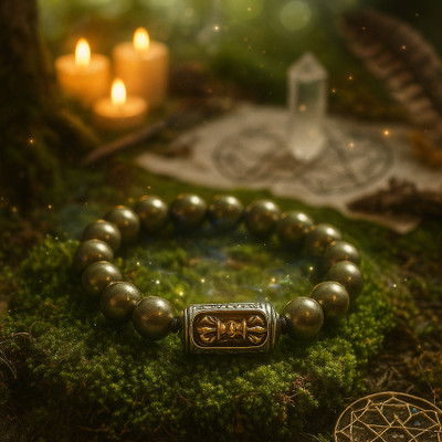 Divine Crystal Ocean Pyrite Bracelet