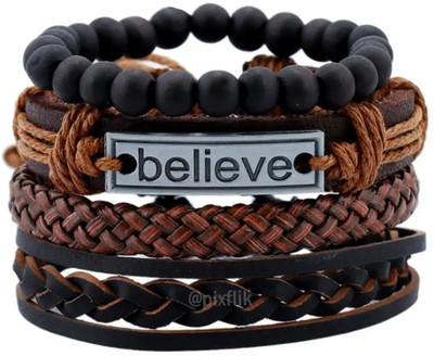 PIXFLIK Alloy Bracelet Set(Pack of 4)
