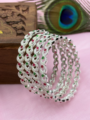 AMRITIYA Brass Bangle Set(Pack of 4)