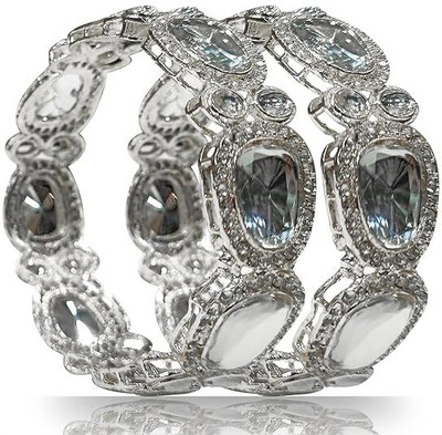 TMF STORE Metal Bangle Set(Pack of 2)