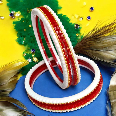 Sajmahal cosmetics Plastic Bangle(Pack of 4)