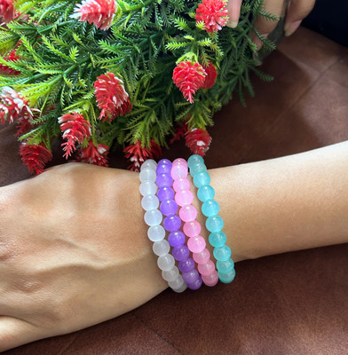 KRISHMAYATOZ Crystal Crystal Bracelet Set(Pack of 4)