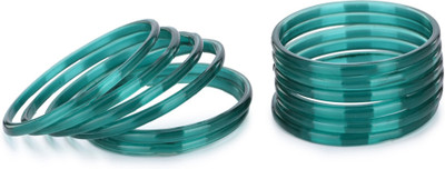 AFAST Glass Bangle Set(Pack of 10)