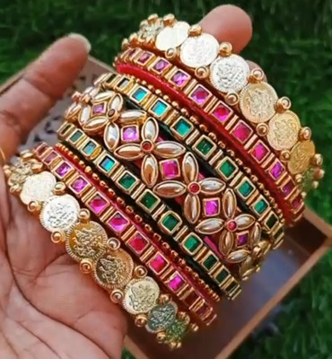 non brended Plastic Bangle Set(Pack of 7)