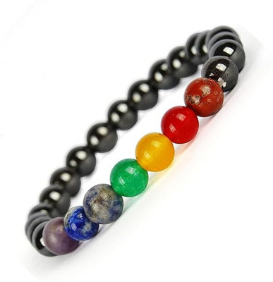 GemVastu Stone, 7 Chakra Crystal Bracelet