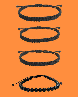 Dynamic Retail Global Dori Bangle Set(Pack of 4)