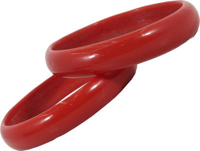 NMII Glass Bangle Set(Pack of 2)