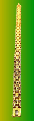 KINGSTYLEIMPEX Stainless Steel Gold-plated Bracelet