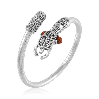 RN Brass Silver Kada