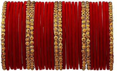 Jay Enterprises Glass Bangle Set(Pack of 32)