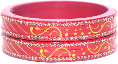 Anshi Creations Lac Bangle Set(Pack of 2)