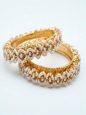 sapraa trends Copper Gold-plated Kada(Pack of 2)