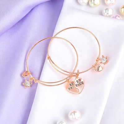 mahi Alloy Crystal Bracelet Set(Pack of 2)