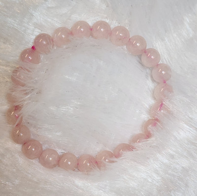 Arya Collection Rose Quartz Crystal Bracelet