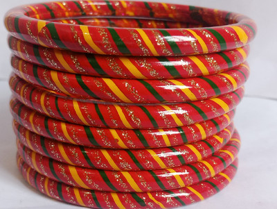 Lahti wala lac Lac Bangle Set(Pack of 8)