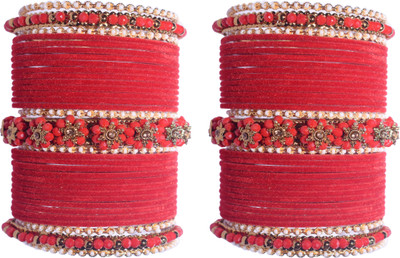 ishika Alloy Beads Gold-plated Chudas(Pack of 2)