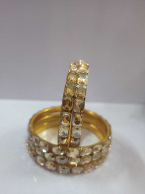 MHIR Metal Rhinestone Chudas(Pack of 2)