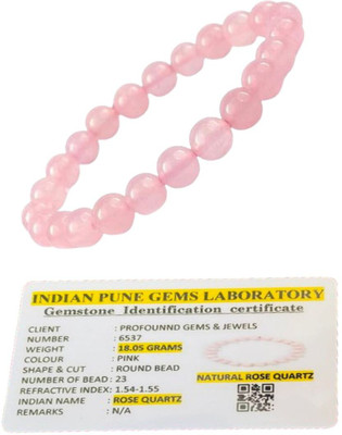 Profounnd Gems Stone Quartz Bracelet