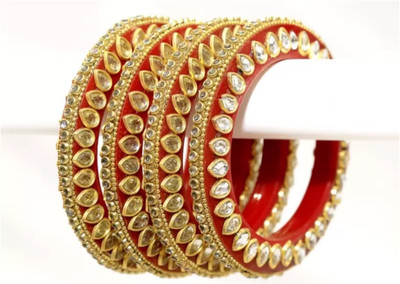 Ammoli Metal Bangle Set(Pack of 4)