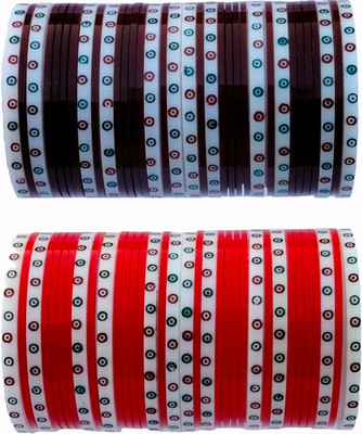 SRKBS Plastic Bangle Set(Pack of 10)