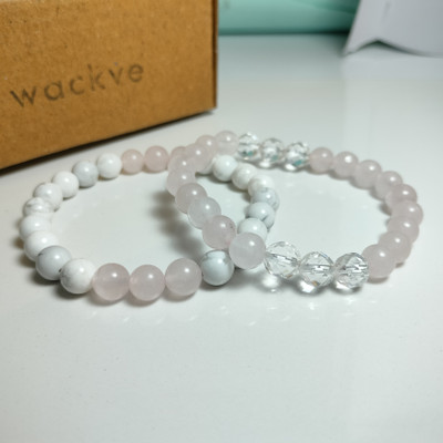 Wackve Stone Quartz Charm Bracelet(Pack of 2)