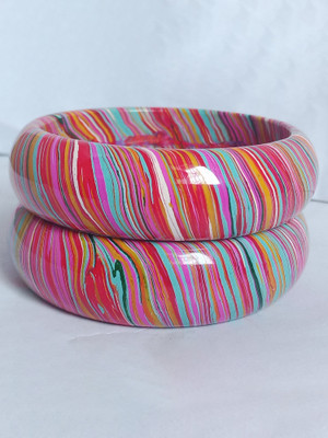 Lahti wala lac Lac Bangle(Pack of 2)