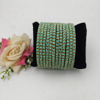 navika bangles Glass Bangle Set(Pack of 12)
