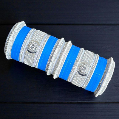 Mehpriye Alloy Beads Silver Chudas(Pack of 22)